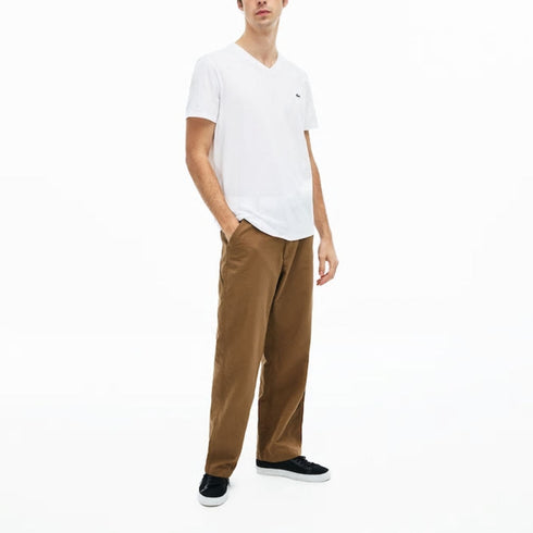 LACOSTE T-SHIRT SHORT SLEEVE V NECK MENS APPAREL - MENS